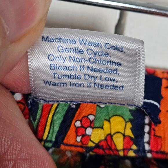 Vera Bradley Womens Venetian Paisley Cotton Pajama Pants Size M Retired Pattern - Picture 7 of 12